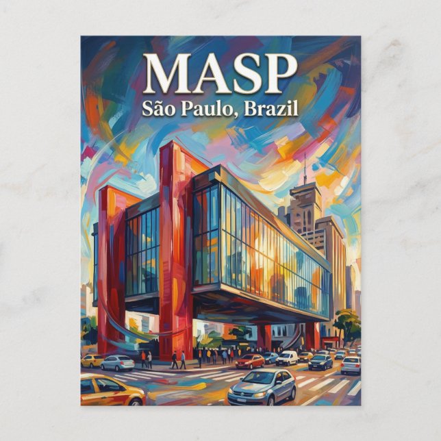 Cartão Postal MASP Brasil (Frente)