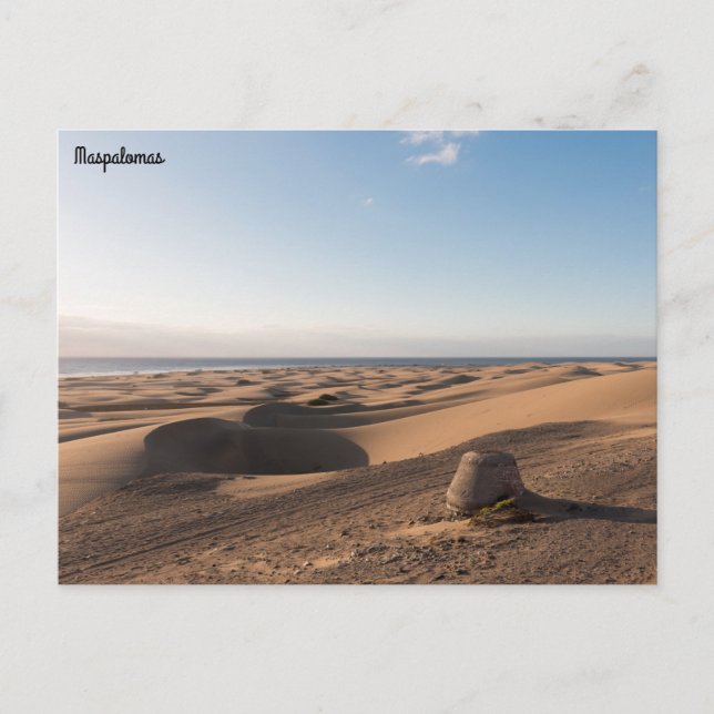 Cartão Postal Maspalomas Sands (Frente)