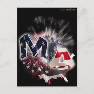 CARTÃO POSTAL MASSACHUSETES