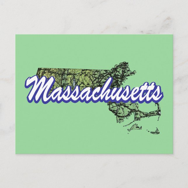 Cartão Postal Massachusetts (Frente)