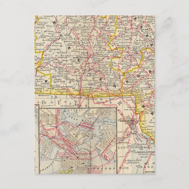 Cartão Postal Massachusetts 8 (Frente)