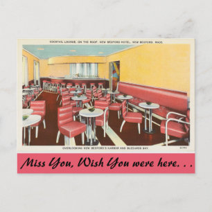 Cartão Postal Massachusetts, Cocktail Lounge, New Bedford