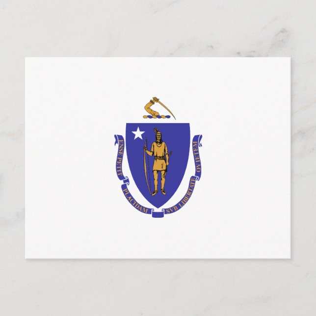 Cartão Postal Massachusetts, Estados Unidos (Frente)
