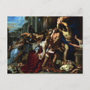 Cartão Postal Massacre dos inocentes por Peter Paul Rubens