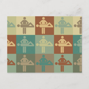 Cartão Postal Massage Pop Art