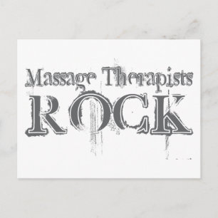 Cartão Postal Massage Therapists Rock