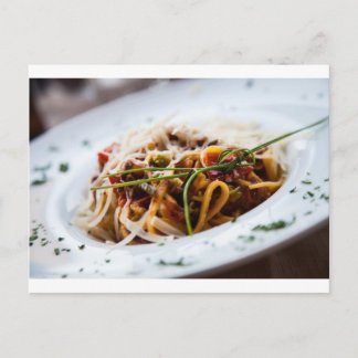 Cartão Postal Massas alimentícias italianas