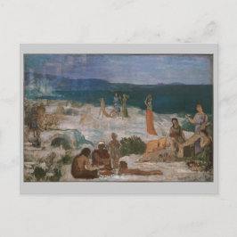 Cartão Postal Mássilia, Colônia Grega por Puvis de Chavannes