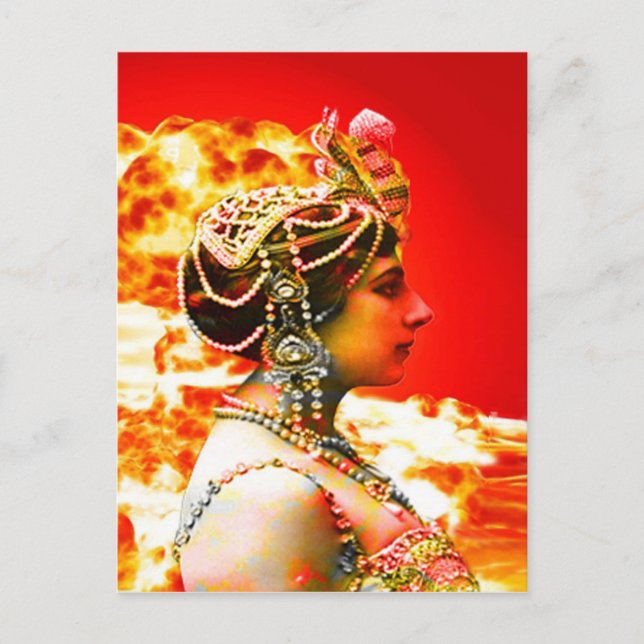 Cartão Postal Mata Hari (Frente)
