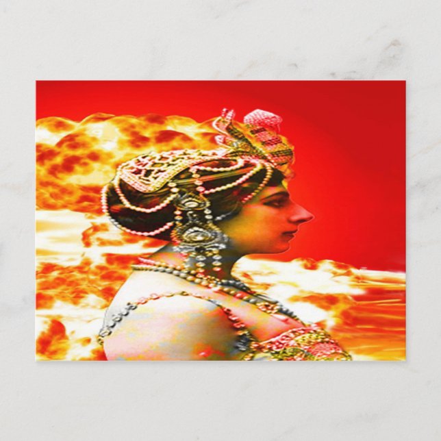 Cartão Postal Mata Hari (Frente)