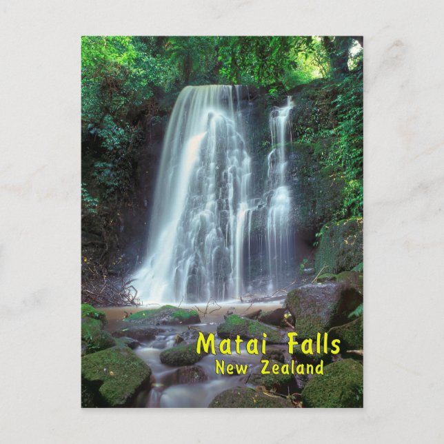 Cartão Postal Matai Falls (Frente)