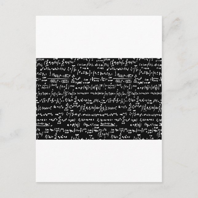 Cartão Postal Matemática (Frente)
