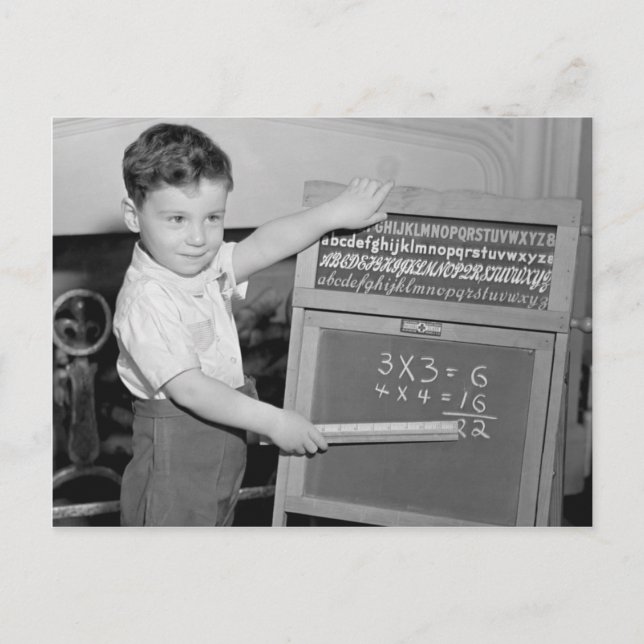 Cartão Postal Matemática É Fácil (Frente)