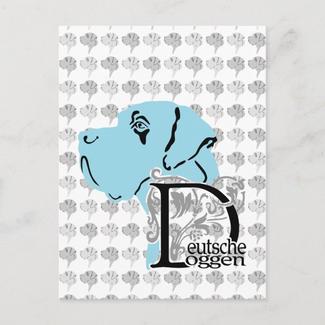 Cartão Postal Material de Escritório Doggen (Frente)