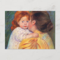 Maternal Kiss, Mary Cassatt
