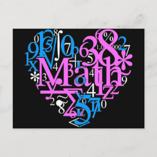 Cartão Postal Math Love