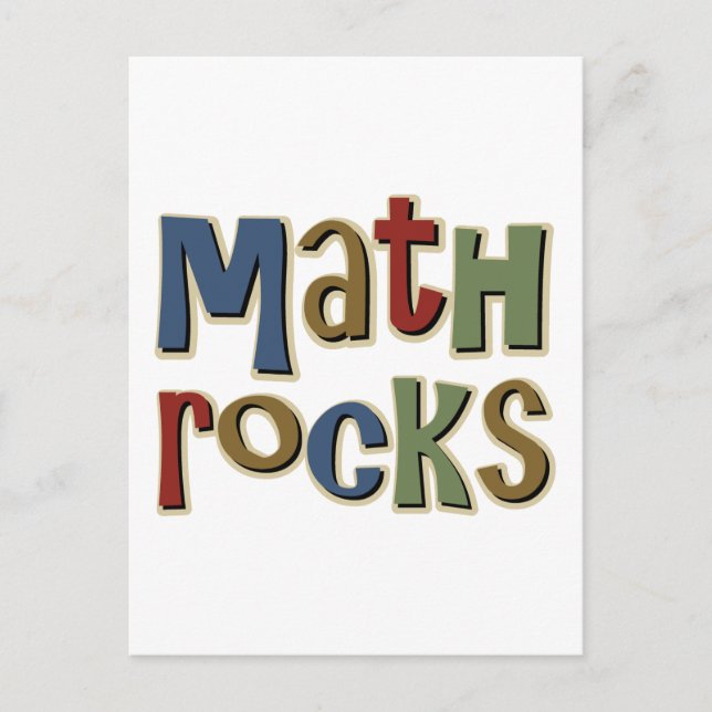 Cartão Postal Math Rocks (Frente)