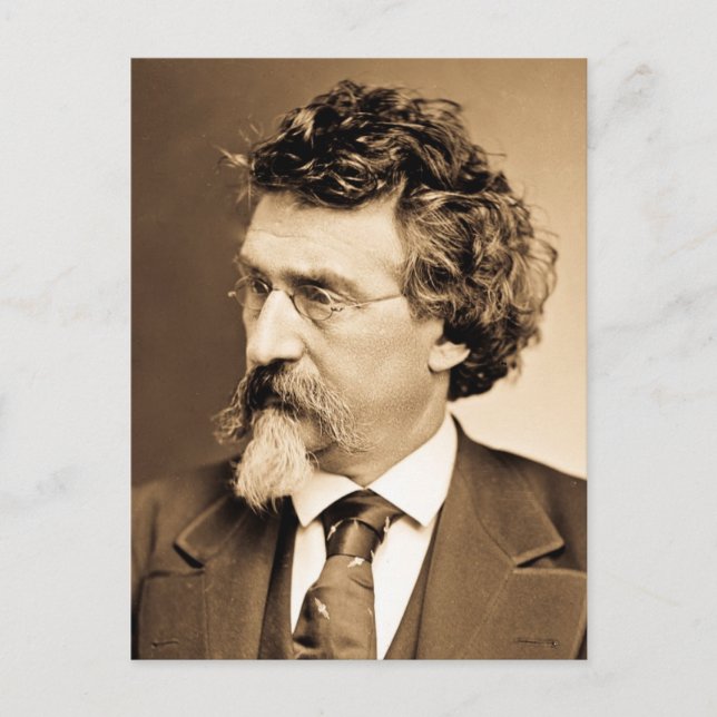 Cartão Postal Mathew B. Brady Famoso Fotógrafo da Guerra Civil (Frente)