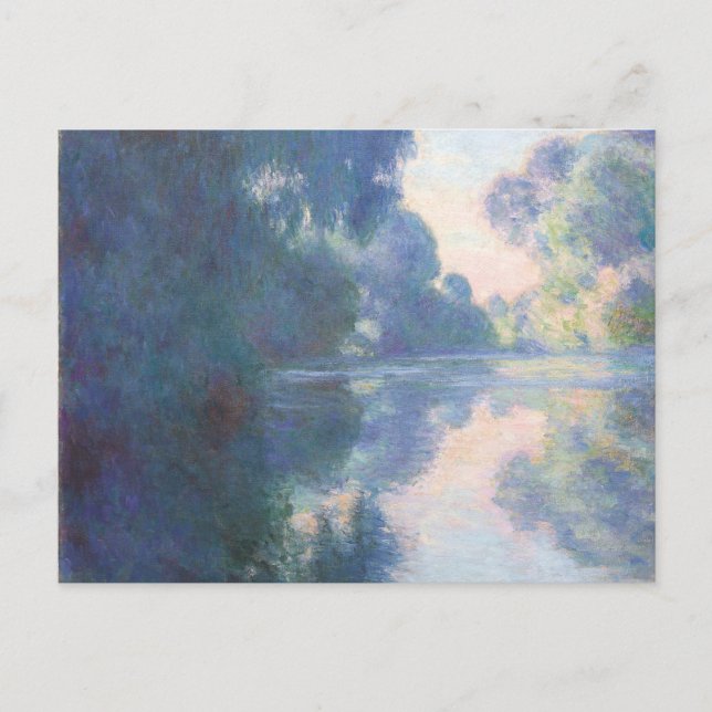 Cartão Postal Matinee sur la Seine, 1897 (óleo na canvas) (Frente)