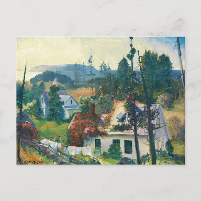 Cartão Postal Matinicus Island, Maine, George Bellows (Frente)