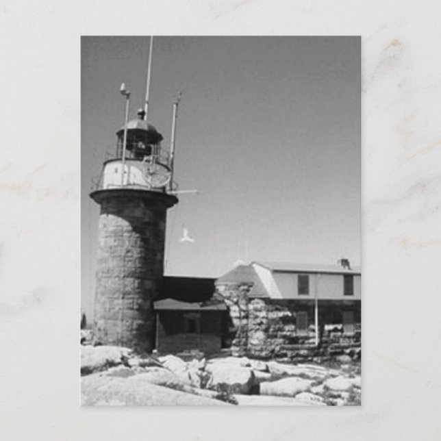 Cartão Postal Matinicus Rock Lighthouse (Frente)