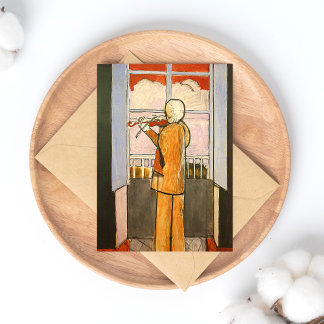 Cartão Postal Matisse, Violinista no Cartão-Postal de Belas-Arte