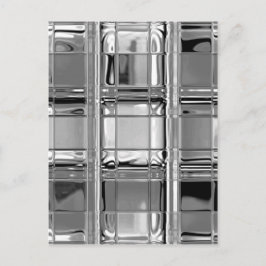 Cartão Postal Matizes de vidro de Cinza