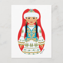 Cartão Postal Matryoshka Cazaque