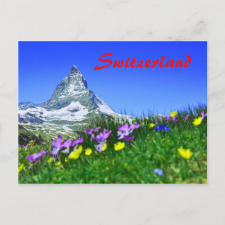 Cartão Postal Matterhorn de Suiça Cênica
