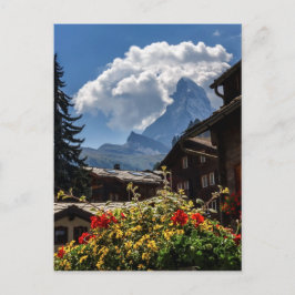 Cartão Postal Matterhorn e Zermatt, Suiças
