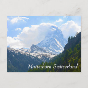 Cartão Postal Matterhorn na Suiça