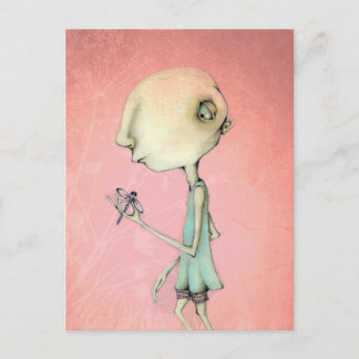 Cartão Postal Maud e sua libélula