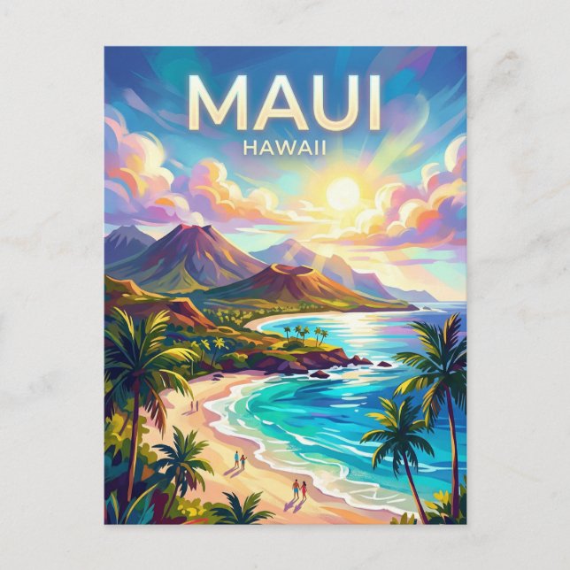 Cartão Postal Maui EUA (Frente)