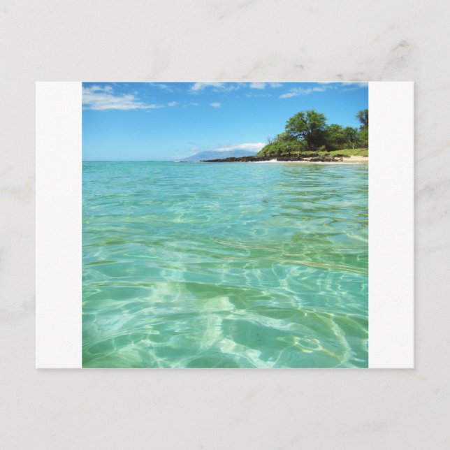 Cartão Postal Maui Hawaii Beach (Frente)