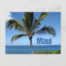 Cartão Postal Maui Hawaii Palm Tree Scenic