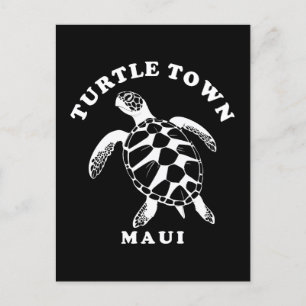Cartão Postal Maui Turtle
