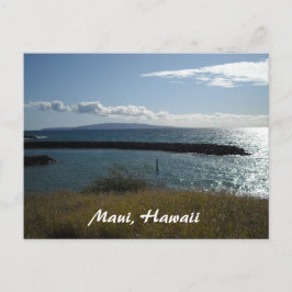 Cartão Postal Maui, vista do oceano no Havaí