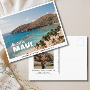 Cartão Postal Maui Wedding Beach Salve o Cartão-Postal