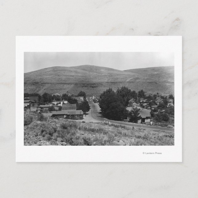 Cartão Postal Maupin, Oregon Town View Business Section (Frente)