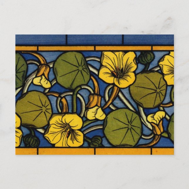 Cartão Postal Maurice Pillard ( dit Verneuil ) Arte Floral Nouve (Frente)