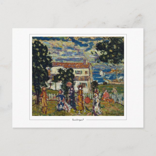 Cartão Postal Maurice Prendergast #569 - Cartão-postal de arte (Frente)