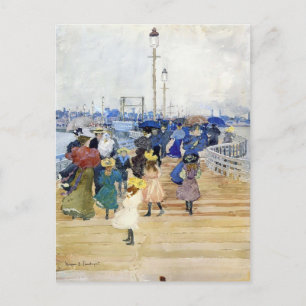 Cartão Postal Maurice Prendergast- Pier de South Boston