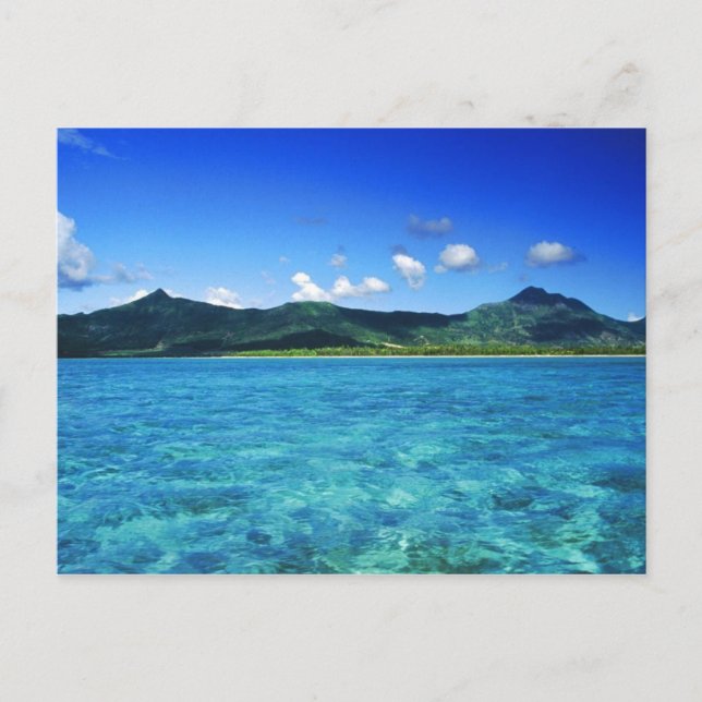 cartão postal mauriciano (Frente)