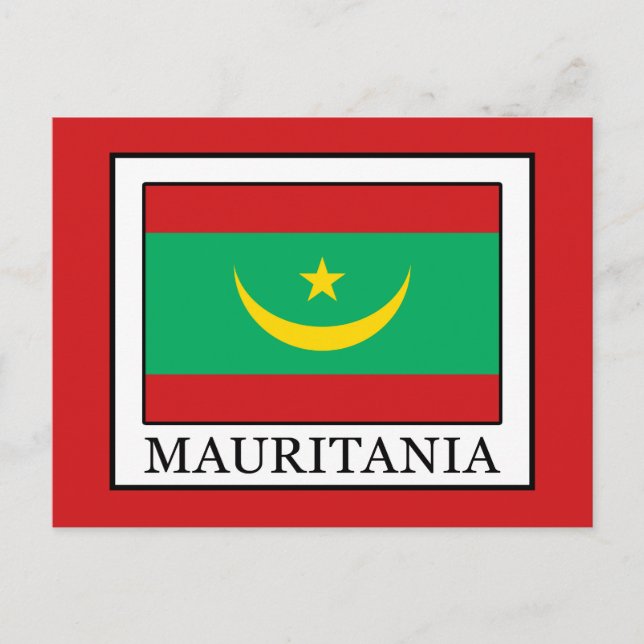 Cartão Postal Mauritânia (Frente)