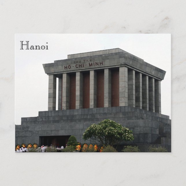 Cartão Postal mausoléu hanoi (Frente)