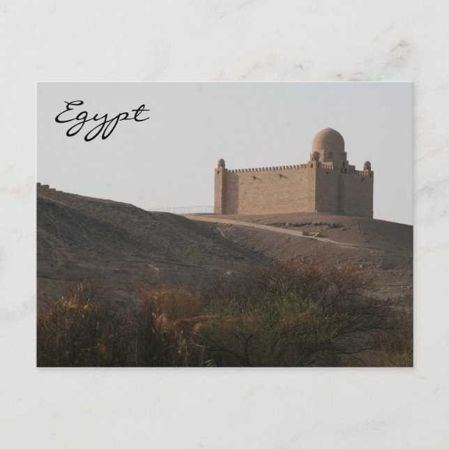 Cartão Postal mausoleum aga khan (Frente)