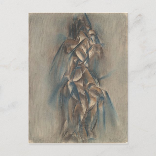 Cartão Postal Max Weber Cubism Painting (Frente)