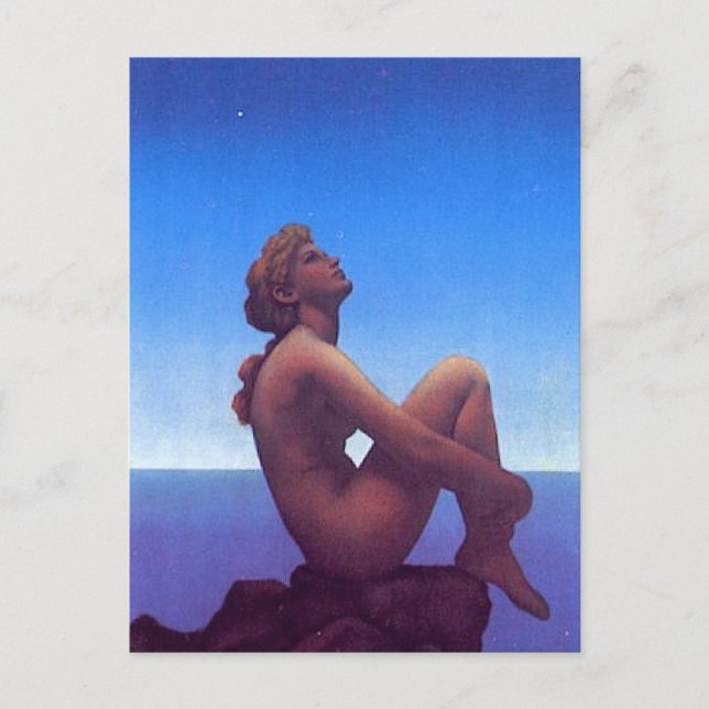 Cartão Postal "Maxfield Parrish Stars" (Frente)