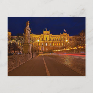 Cartão Postal Maximilianeum Munique