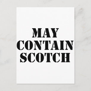 Cartão Postal May Contain Scotch